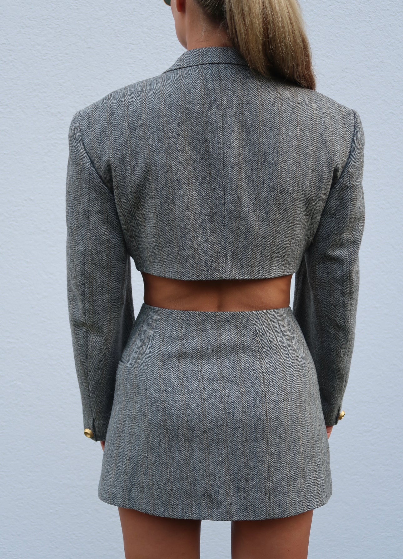 GREY WOOL SET - S/M